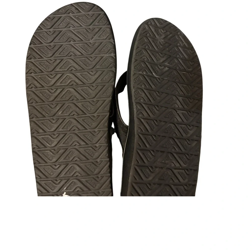 Reef Cushion Mens Black Flip Flop Sandals Thong Synthetic Size 13 D-25 CLC